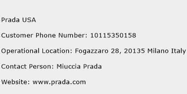 prada contact number|prada customer service.